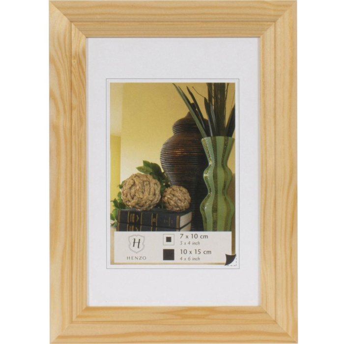 Cornice in legno Henzo Artos 10x15 cm naturale