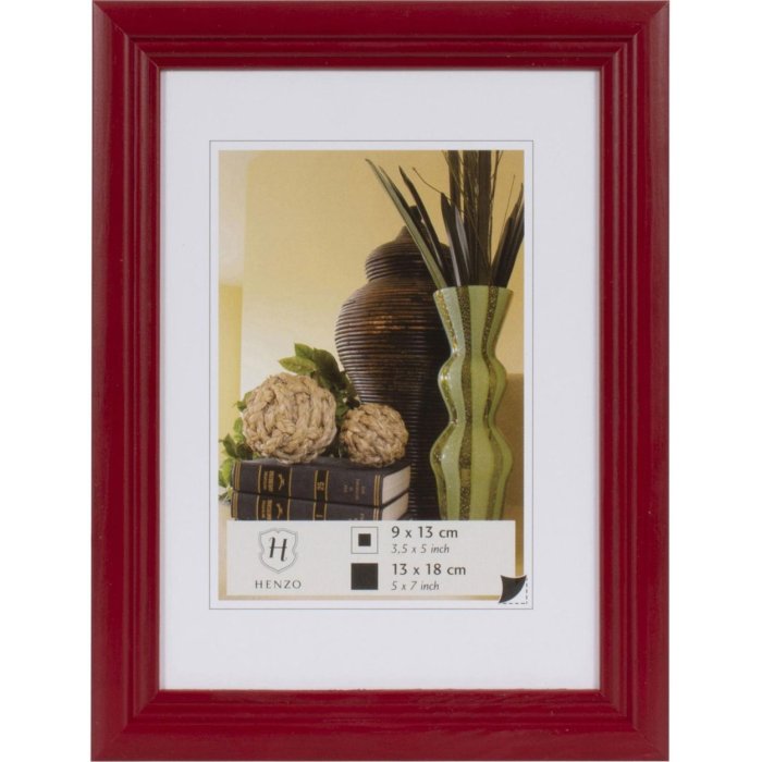 Henzo Cornice in legno Artos 13x18 cm rosso