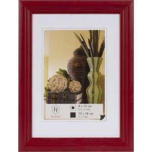 Henzo Cornice in legno Artos 13x18 cm rosso