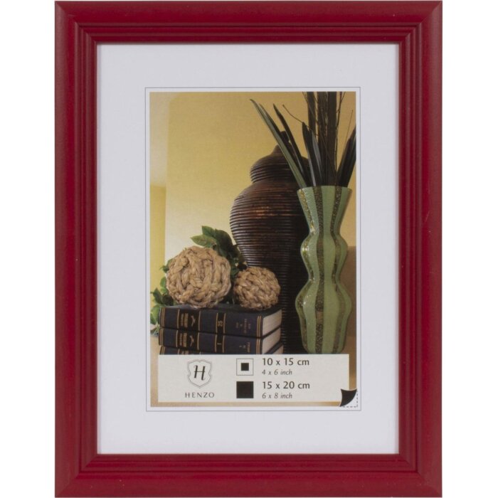 Cornice di legno Artos 15x20 Henzo - rosso