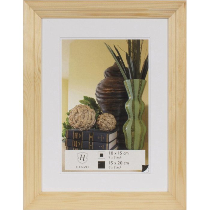Cornice in legno Henzo Artos 15x20 cm natura