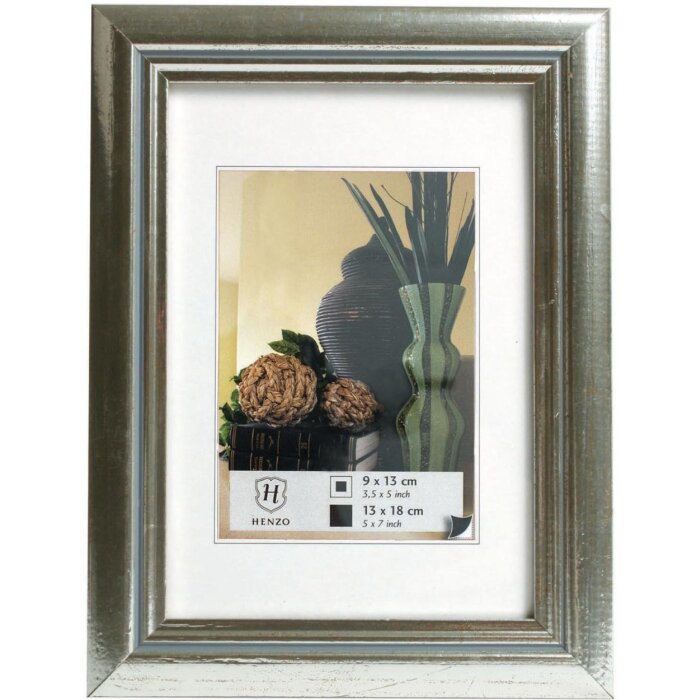 Cornice in legno Henzo Artos 15x20 cm argento
