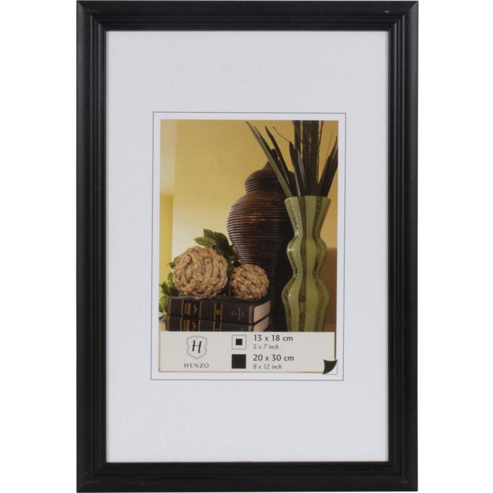 Henzo Cornice in legno Artos 20x30 cm nero