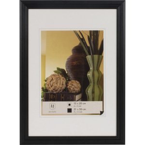 Cornice in legno Henzo Artos 21x30 cm nera per documenti...