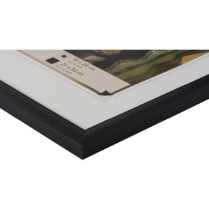 Cornice in legno Henzo Artos 21x30 cm nera per documenti DIN A4