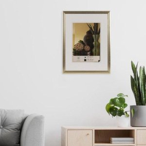 Cornice DIN A4 in legno Artos 21x30 - oro