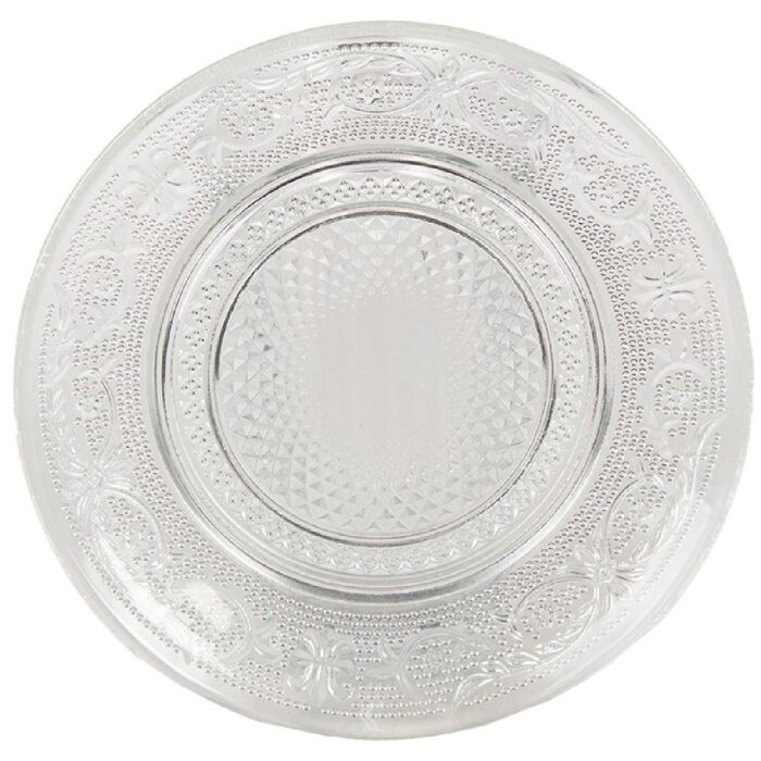 Piastra di vetro Clayre e Eef 6gl0221 ø 15 cm