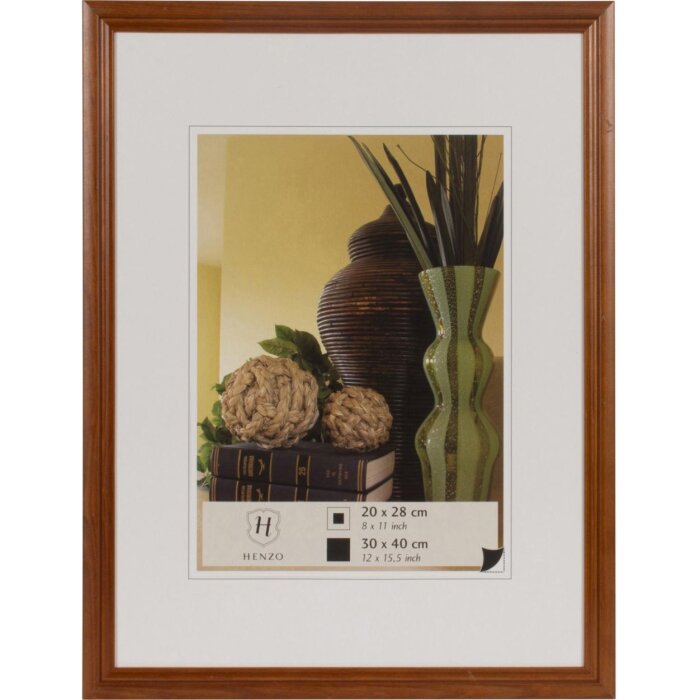 Henzo Cornice in legno Artos 30x40 cm marrone scuro