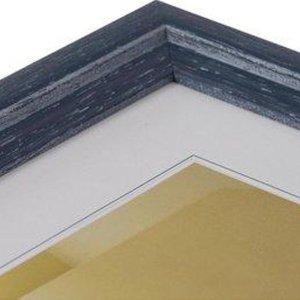 Cornice 30x45 cm in legno Artos - blu
