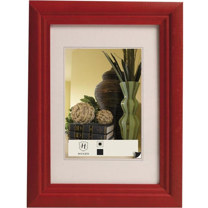 Henzo Cornice in legno Artos 40x50 cm rosso