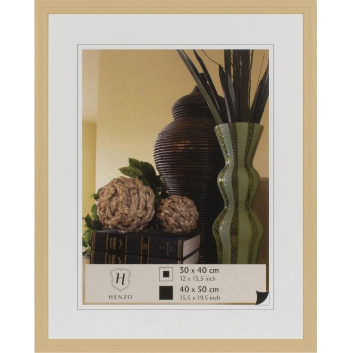 Cornice in legno 40x50 cm Artos - naturale