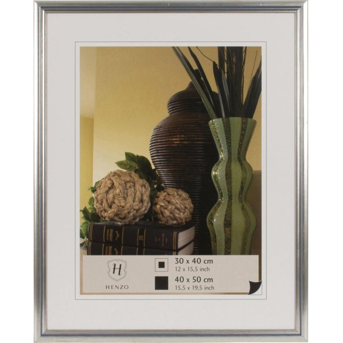 Cornice in legno 40x50 cm Artos - argento