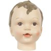 Testa di bambola ragazzo 12x10x13 cm