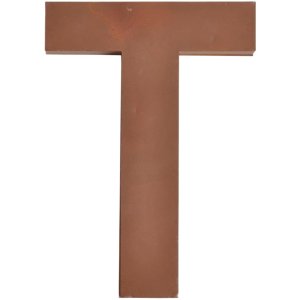 Lettera T 20 cm lettera singola