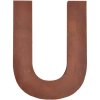 Lettera U 20 cm lettera singola
