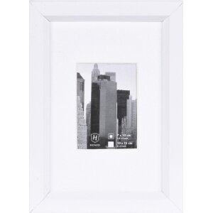 Cornice di plastica METALLICA 10x15 cm - bianco