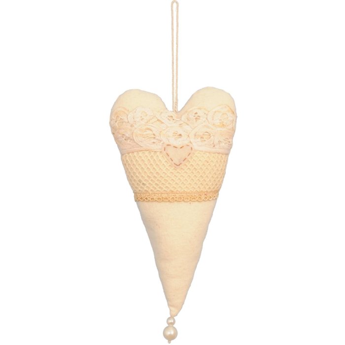 Ciondolo cuore patchwork 25 cm