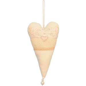 Ciondolo cuore patchwork 25 cm