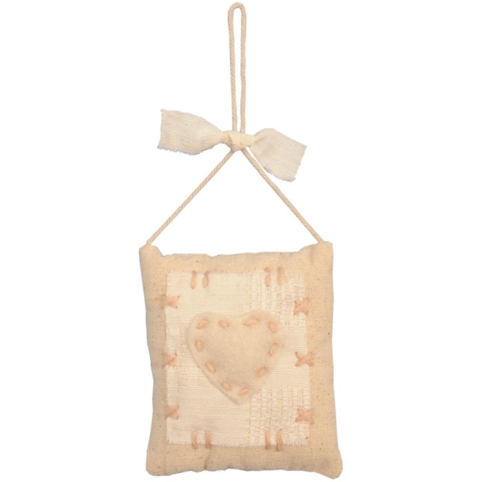 Appendino Deco - Sacco con cuore 10 cm