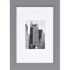 Cornice di plastica 10x15 cm METALLICA - argento