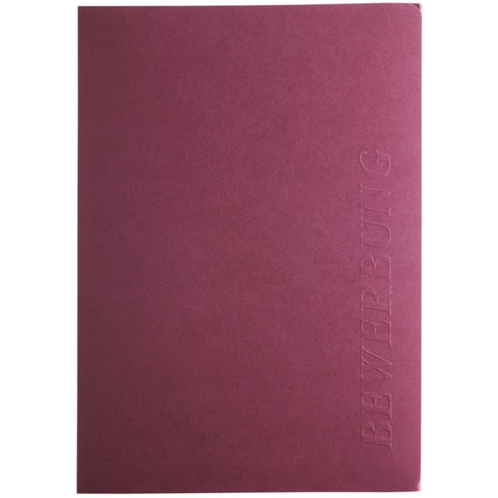 Cartella applicazione 3 pezzi Manila lino bordeaux