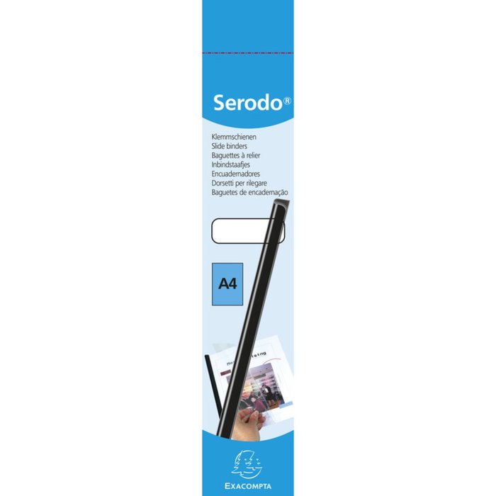 Binario terminale Serodo 25 pezzi 9 mm cristallino