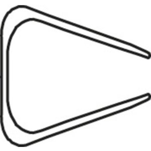 Guida a morsetto Serodo 20 pezzi 15mm nero