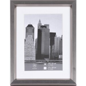 Cornice in plastica Henzo Metallica grigio scuro 15x20 cm...