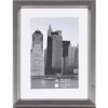 Cornice in plastica Henzo Metallica grigio scuro 15x20 cm con passe-partout 10x15 cm