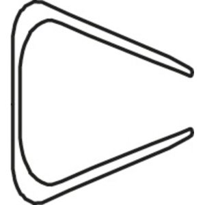 Guida a morsetto Serodo 15 pezzi 18 mm nero