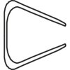 Guida a morsetto Serodo 15 pezzi 18 mm nero
