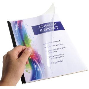 Confezione da 100 copertine in PVC per DIN A4, 0,2 mm