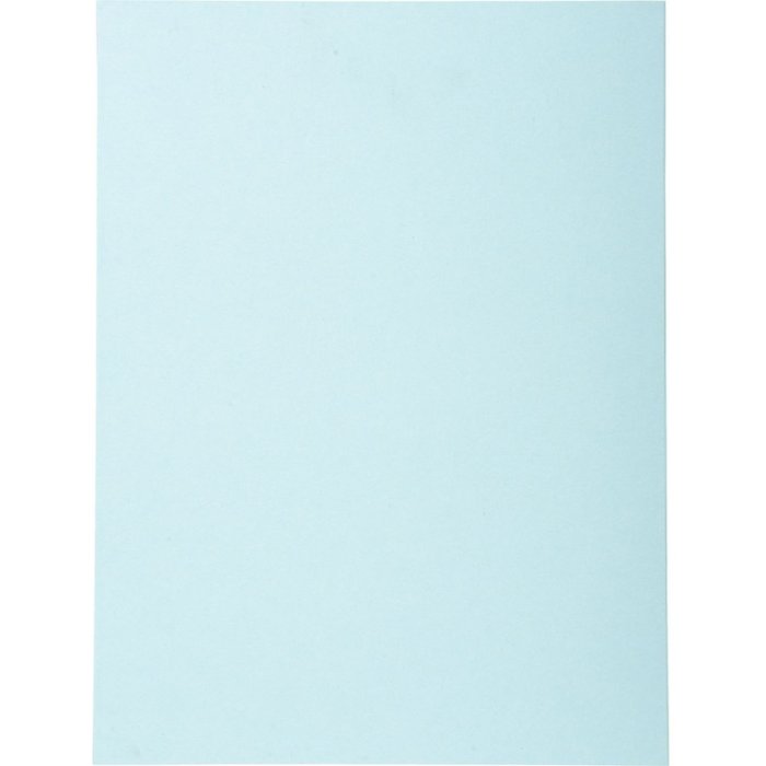 Confezione da 100 cartelline in cartone riciclato 250g Foldyne Forever, per formato A4 Azzurro