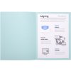 Confezione da 100 cartelline in cartone riciclato 250g Foldyne Forever, per formato A4 Azzurro