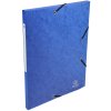Raccoglitore con elastico e 3 lembi in cartone monoblocco Scotten Manila 425g Nature Future, per formato DIN A4 Blu