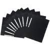 Cartella A4+ mE Manila 400g nera con 3 lembi