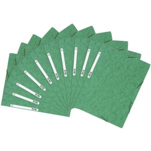Cartella con 3 lembi ed elastico Cartoncino Manila 400g-m2 - A4 Verde