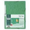 Cartella con 3 lembi ed elastico Cartoncino Manila 400g-m2 - A4 Verde