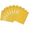 Cartella con 3 lembi ed elastico Cartoncino Manila 400g-m2 - A4 Giallo