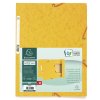 Cartella con 3 lembi ed elastico Cartoncino Manila 400g-m2 - A4 Giallo
