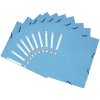 Cartella con 3 lembi ed elastico Cartoncino Manila 400g-m2 - A4 Turchese