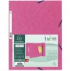 Cartella con 3 lembi ed elastico Cartoncino Manila 400g-m2 - A4 Rosa