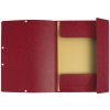 Exacompta Cartella con elastico 3 lembi Cartone Manila 400g din a4 cherry