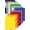 Cartella Exacompta con elastico 3 lembi 400g formato DIN A4 assortito