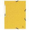 Cartella Exacompta elastica 3 lembi Manila cartone DIN A4 giallo 355g