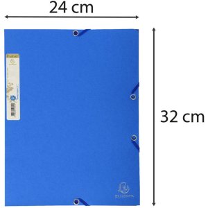 Cartella da collezione con 3 lembi Forever A4 blu