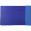 Cartella da collezione con 3 lembi Forever A4 blu
