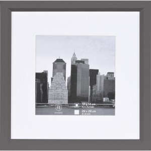 Cornice in plastica Henzo METALLICA 20x20 cm grigio scuro...