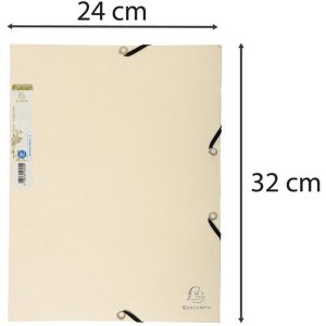 Cartella da collezione con 3 lembi per sempre A4 sabbia