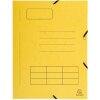 Raccoglitore con elastico, 3 lembi e stampa organizzativa in cartoncino Manila da 355 g, per formato A4, colori assortiti